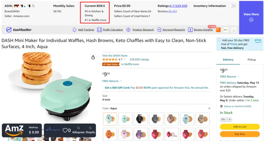 Amazon Best Sellers Rank
