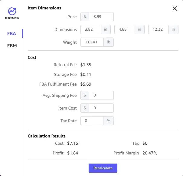 Visual example for How to Analyze a Product.