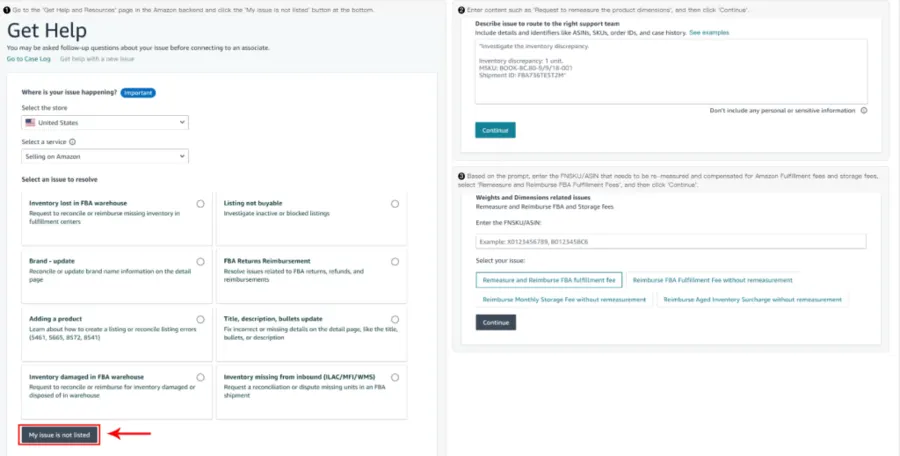 Visual example for When FBA fulfillment fees increase abnormally, you can contact Amazon customer service to.
