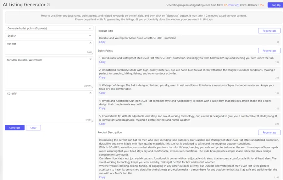 Visual example for Create perfect product listings