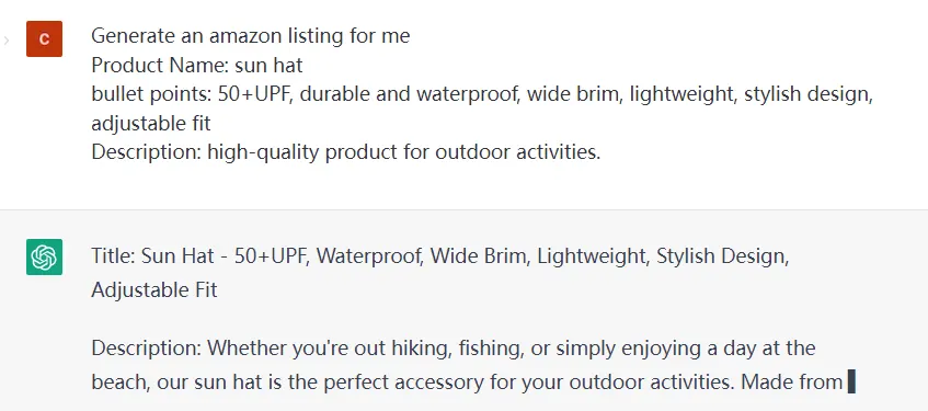 Visual example for Create perfect product listings