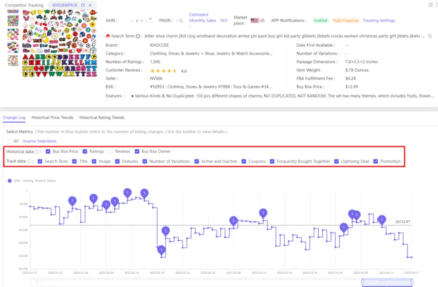 Competitor Tracking