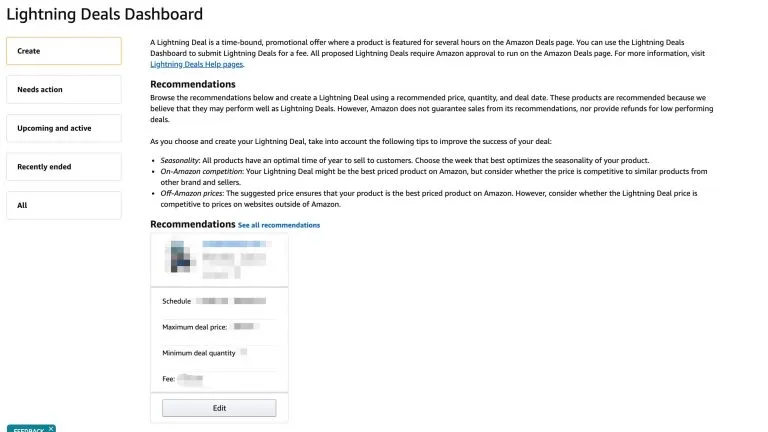 Visual example for How to create LD on Amazon.