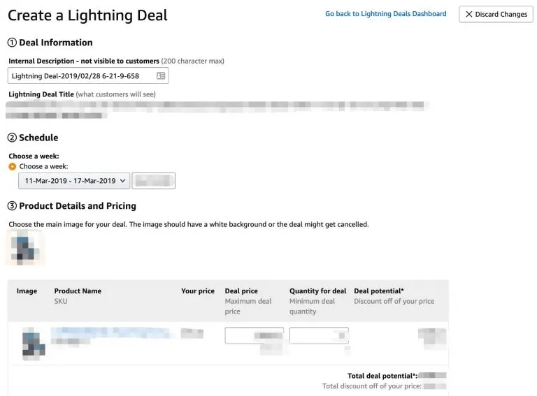 Visual example for How to create LD on Amazon.