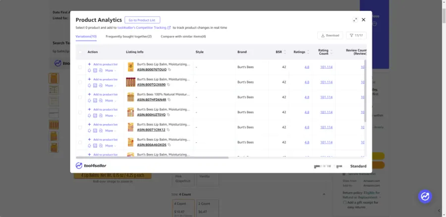 Visual example for How to know if a product will sell during Q1