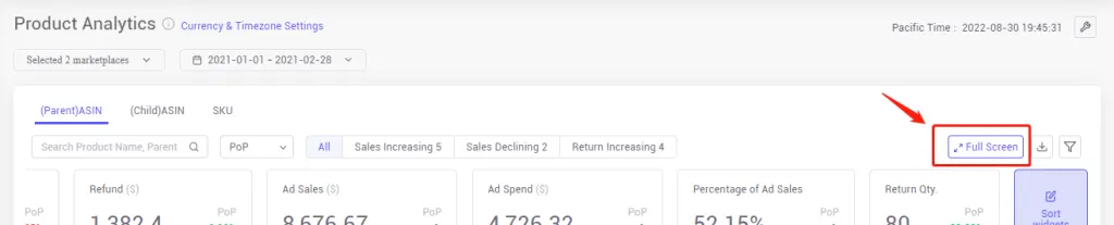 Tool4seller screenshot for 1. How to make use of "Product Analytics".