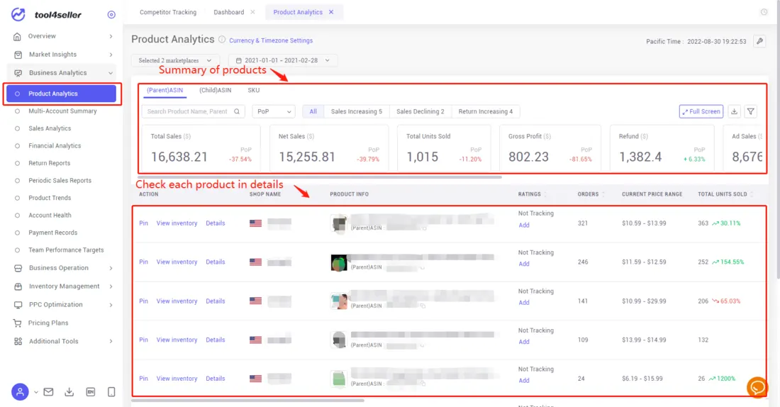How to check product evaluation with Product Analytics