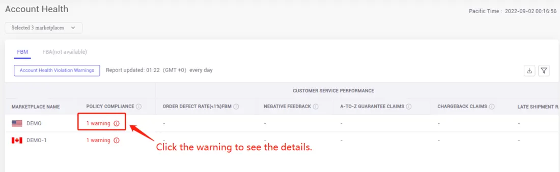 Tool4seller screenshot for On-time Delivery Rate (＞97%)