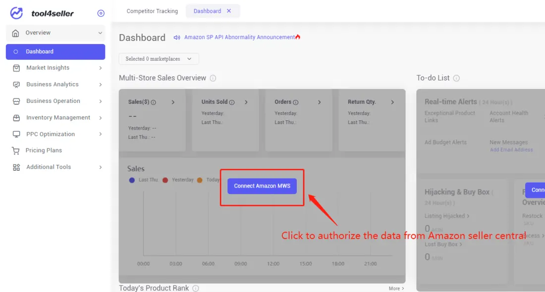 How to manage multiple Amazon accounts in one tool4seller account