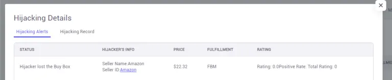 Tool4seller screenshot for 1. How to monitor your products from hijacking.