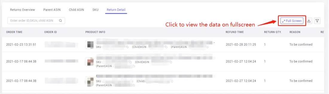 Tool4seller screenshot for You can also display more results on one page.