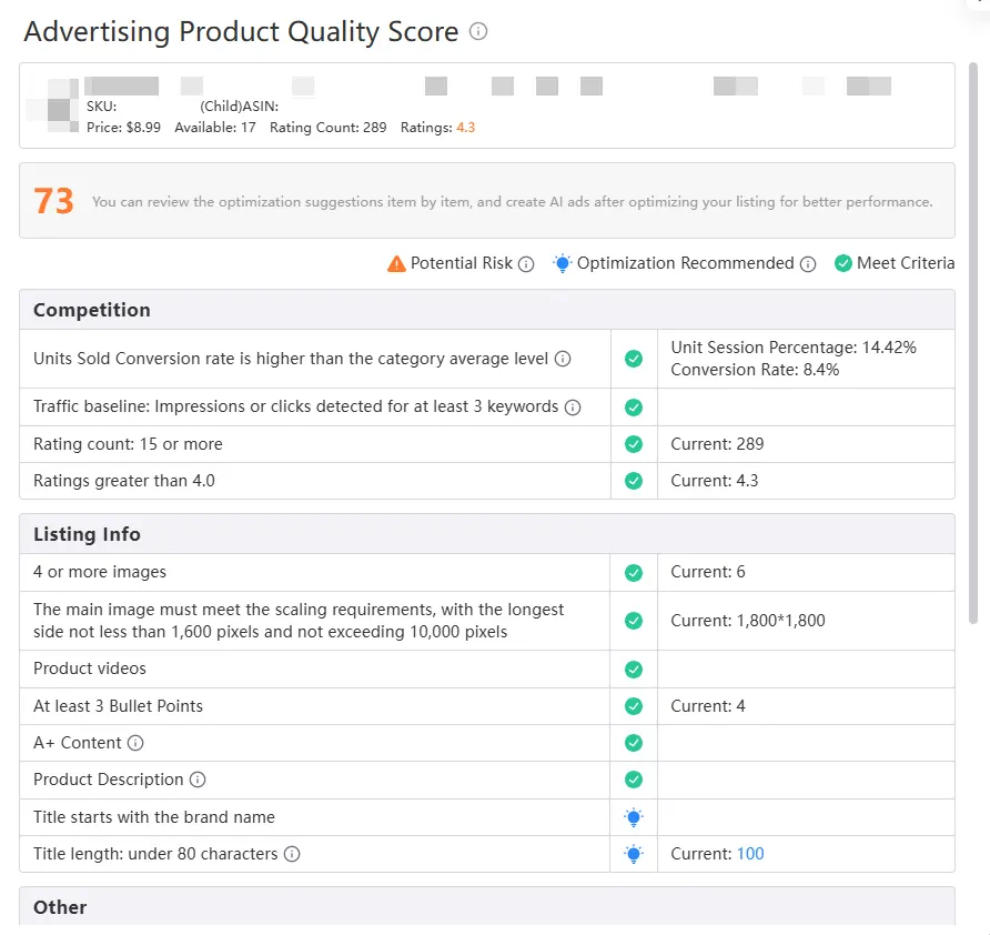 Tool4seller screenshot for Detailed Capabilities of Tool4seller AI Ads Manager