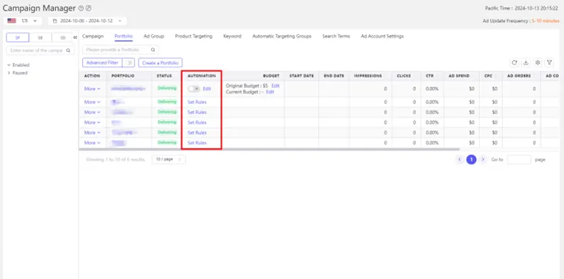How to use Portfolio Scheduled Budget Adjustment to manage ad spend