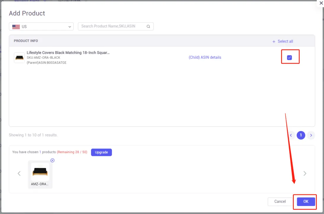Tool4seller screenshot for 2. How to add a new product that is in sales and track its reviews.