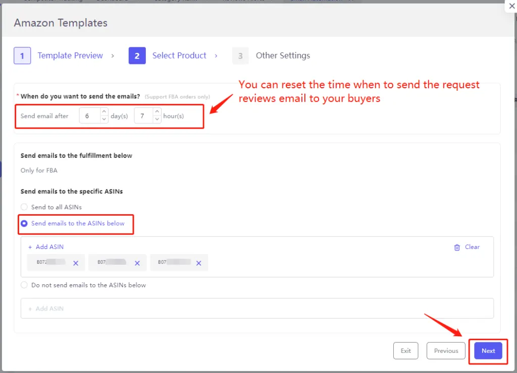 Tool4seller screenshot for 3. How use other features of email automation.