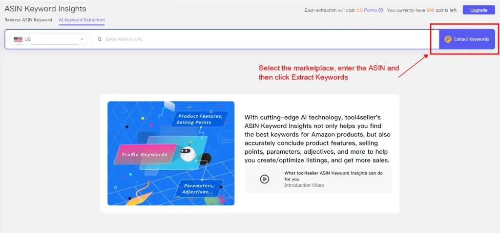 Amazon Keyword Extraction for Listing optimization and PPC campaign.