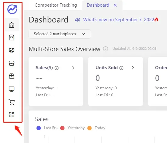 tool4seller register my tool4seller account interface showing dashboard x and Competitor Tracking.