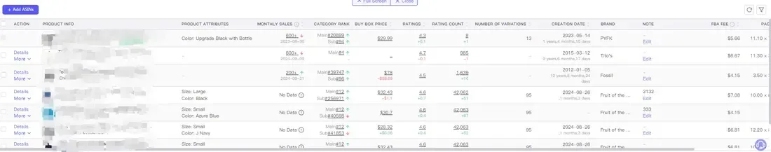 tool4seller Track Prices, BSR, and Rating Changes of Your Competitor with Competitor Tracking interface showing coer ae and cour rmaurs.