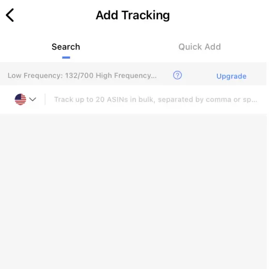 tool4seller Track Prices, BSR, and Rating Changes of Your Competitor with Competitor Tracking interface showing add Tracking.