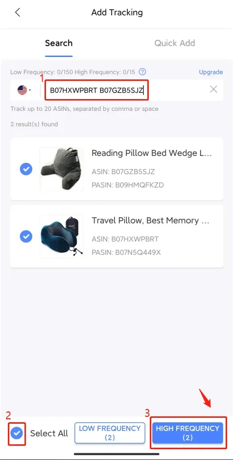 tool4seller Track Prices, BSR, and Rating Changes of Your Competitor with Competitor Tracking interface showing add Tracking and Quick Add.