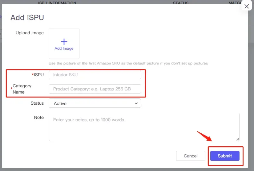 tool4seller use the Local Product Management and Local Product Analysis interface showing add iSPU and Upload Image.