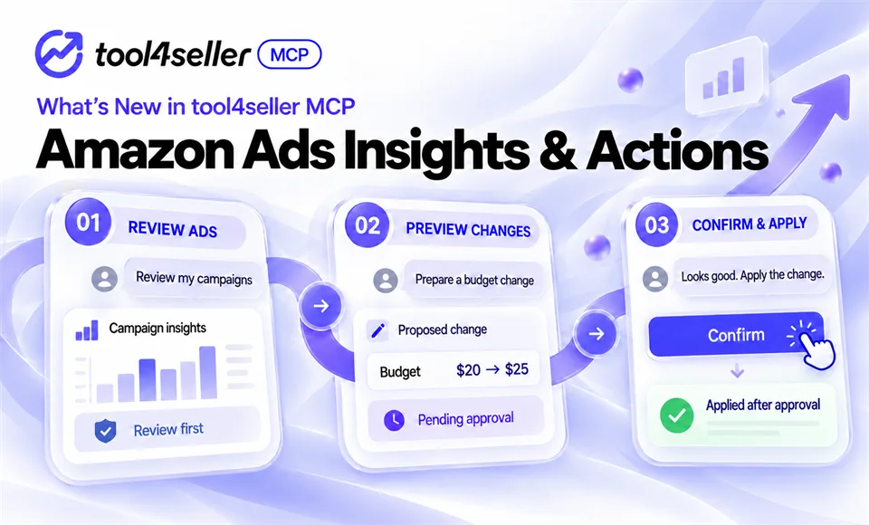 What’s New in tool4seller MCP: Amazon Ads Insights and Actions