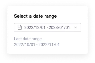 Date range selection screenshot in the bulk review request extension