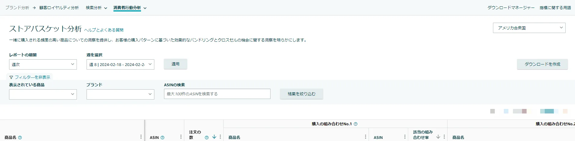 「Amazonブランド分析」用語集(2)★初心者必見 - Amazon総合セラーツール| tool4seller の画面