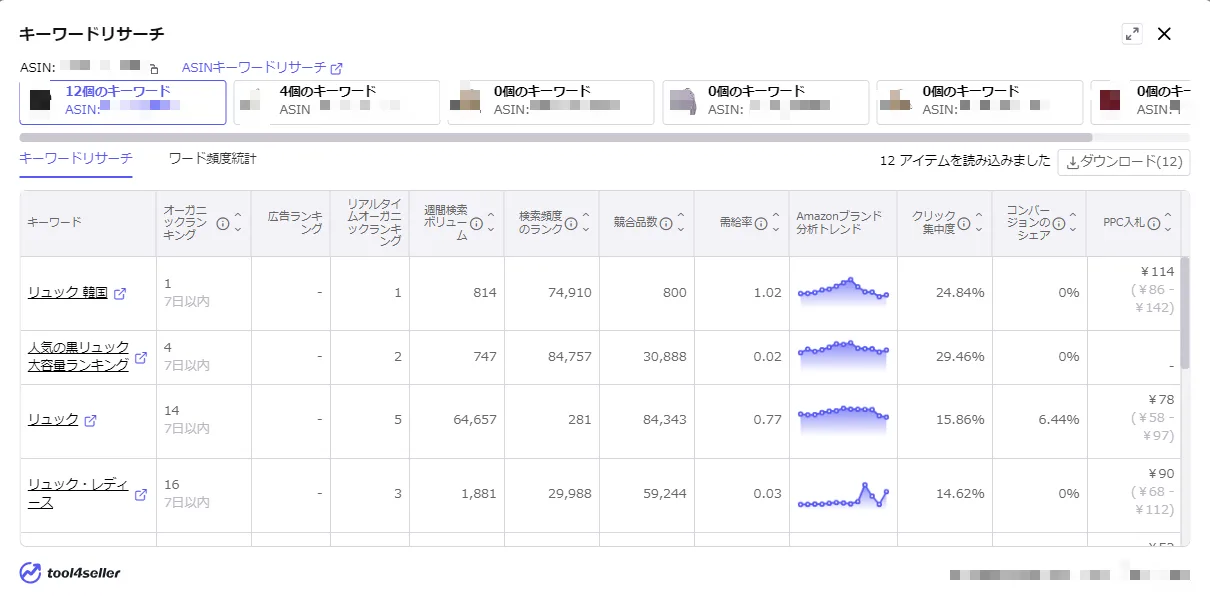 tool4seller Search Terms4