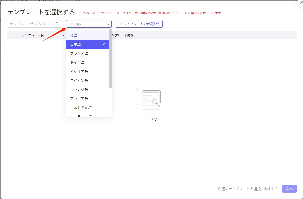 購入者からのメールの対応 の画面