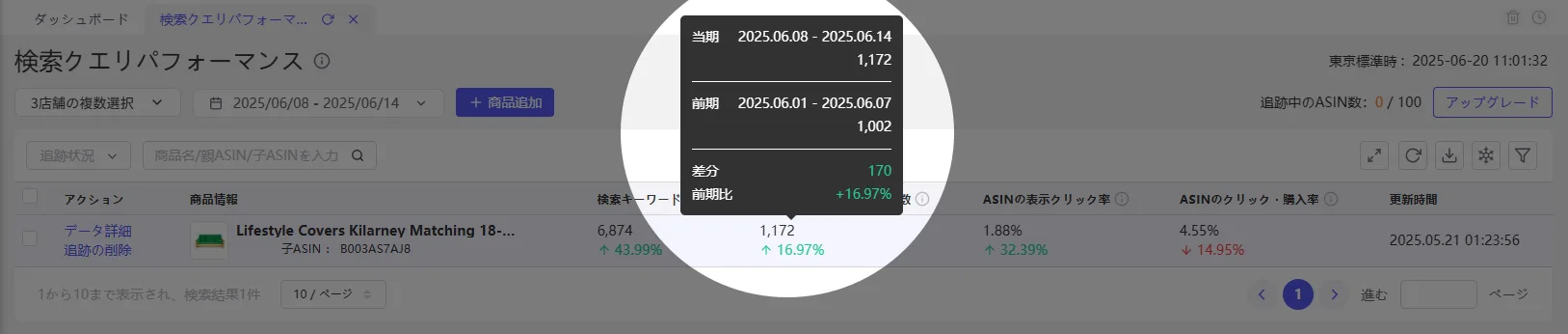tool4seller 検索クエリパフォーマンス3 1