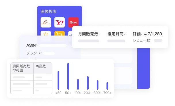 tool4seller拡張機能の商品分析画面